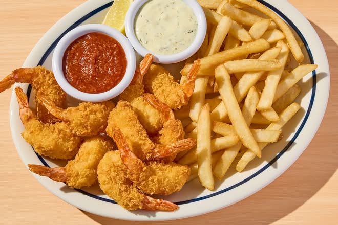 Crispy Shrimp & Fries Platter