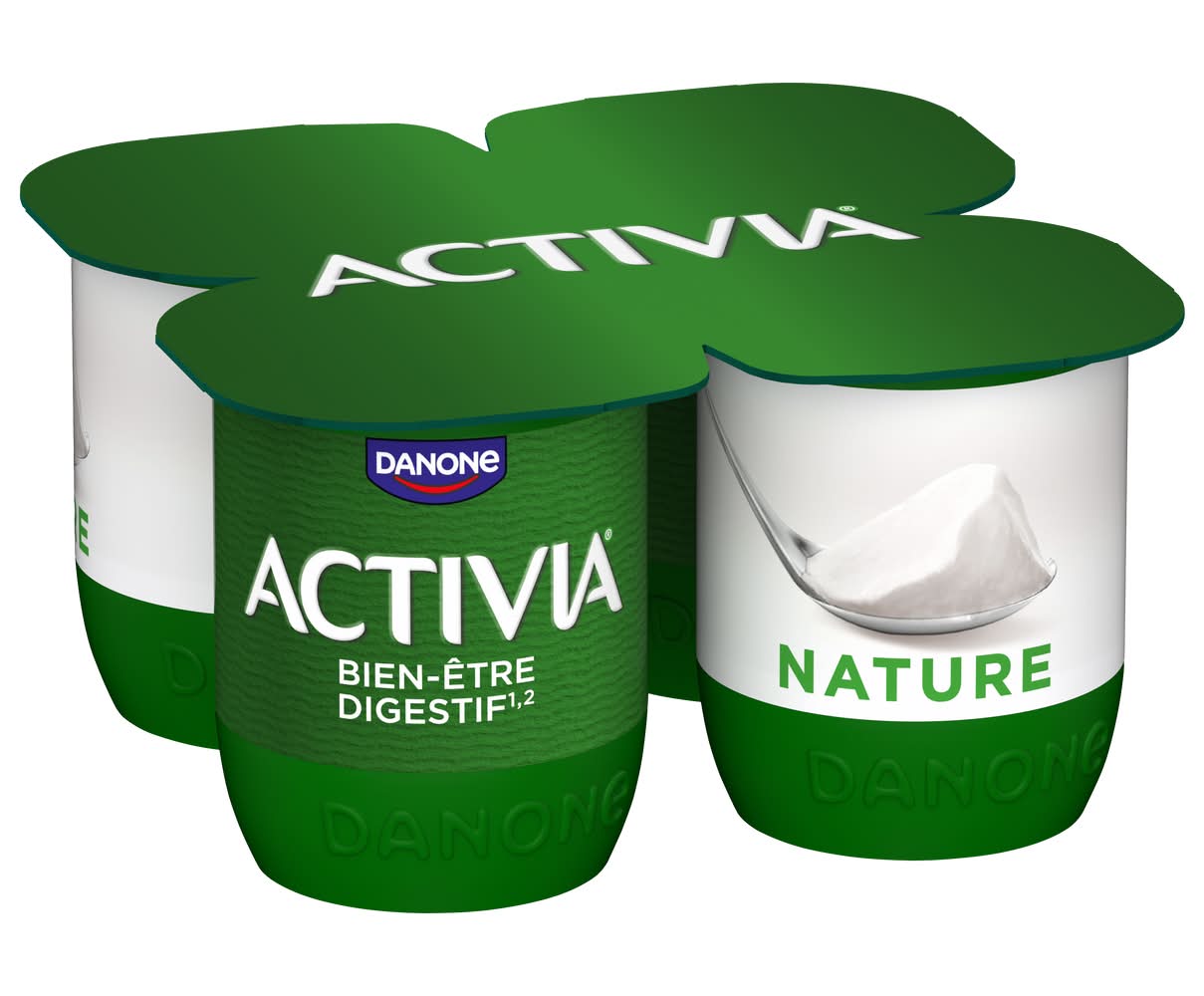 Activia - Yaourts nature bifidus (4 x 125g)