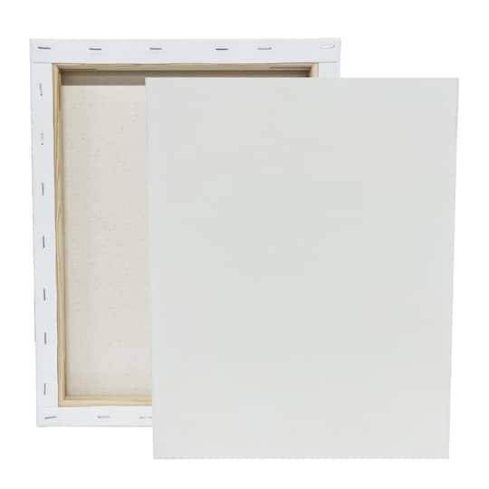 Artist's Loft Super Value Canvas, 11"x14", White (2 ct)