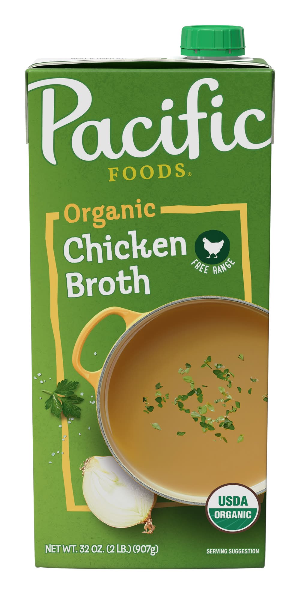 Pacific Foods Organic Free Range Broth, Chicken (32 oz)