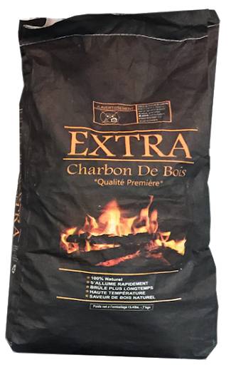 Extra · Wood charcoal - Charbon de bois (7 kg - 7KG)