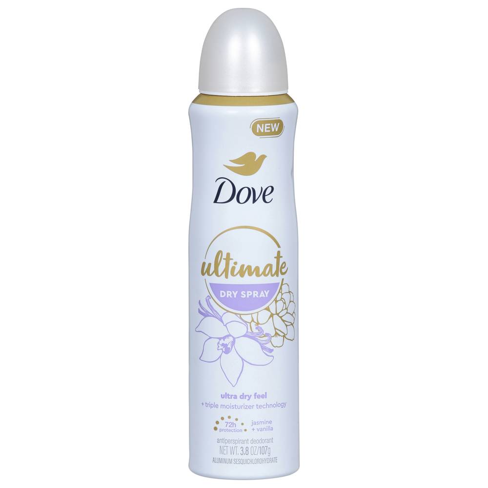 Dove Jasmine & Vanilla Ultimate Dry Spray Antiperspirant