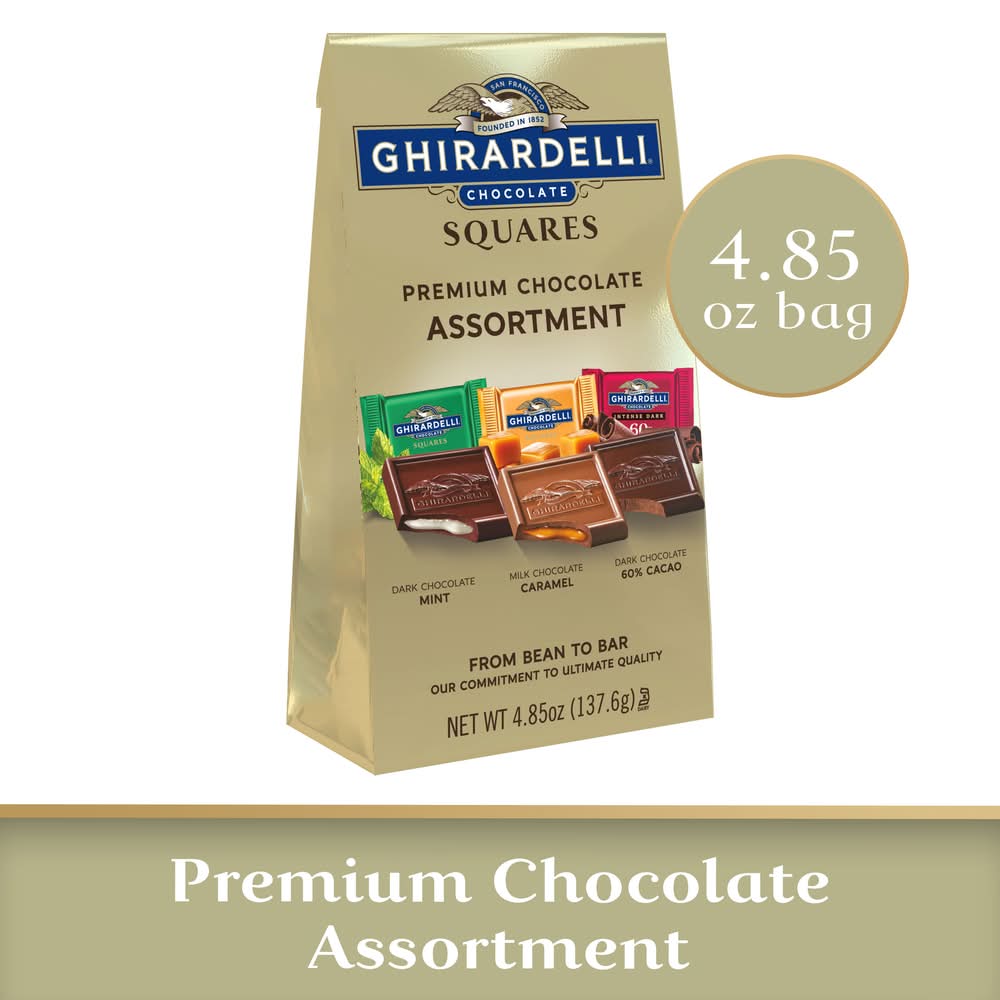 Ghirardelli Squares Assortment Premium Chocolate (4.85 oz)