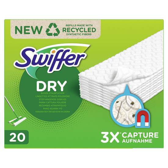 Swiffer balais système anti-poussiére dry, 20 pcs