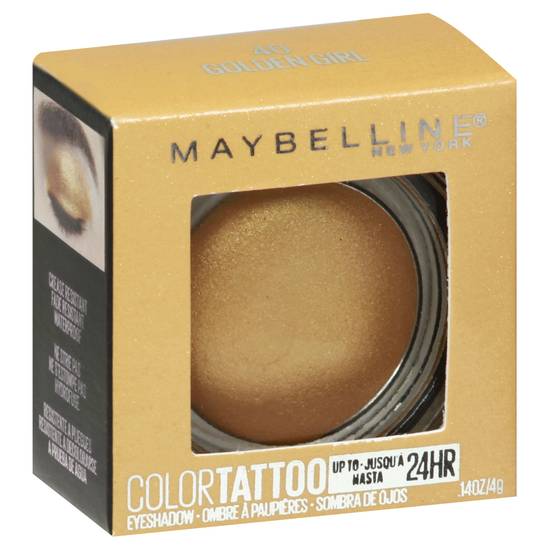 Maybelline Waterproof Golden Girl 40 Color Tattoo Cream Eyeshadow