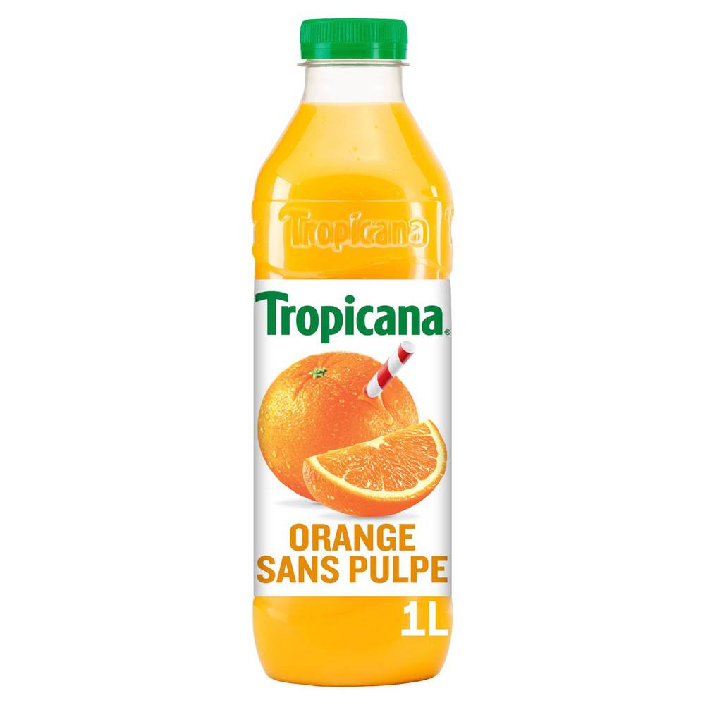 Tropicana - Pur jus premium sans pulpe (1 L) (orange)