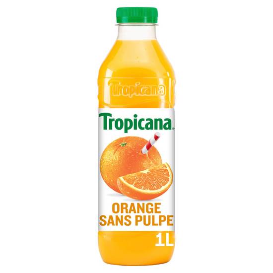 Tropicana - Pur jus premium sans pulpe (1 L) (orange)