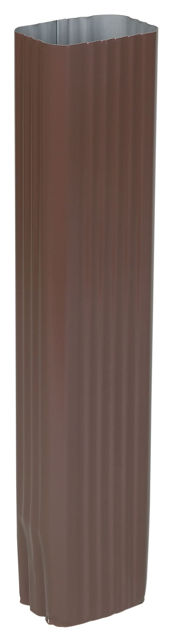 Amerimax Aluminum 120-in Brown Downspout