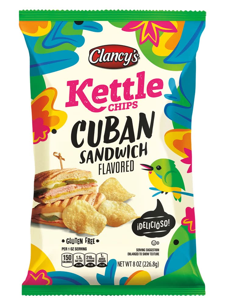 Clancy's Gluten Free Kettle Chips, Cuban Sandwich (8 oz)