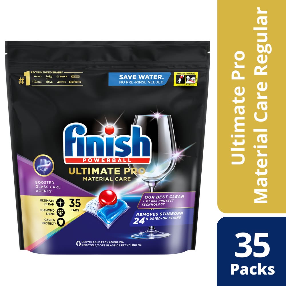 Finish Ultimate Pro Material Care Dishwasher Tablets (35 pack)