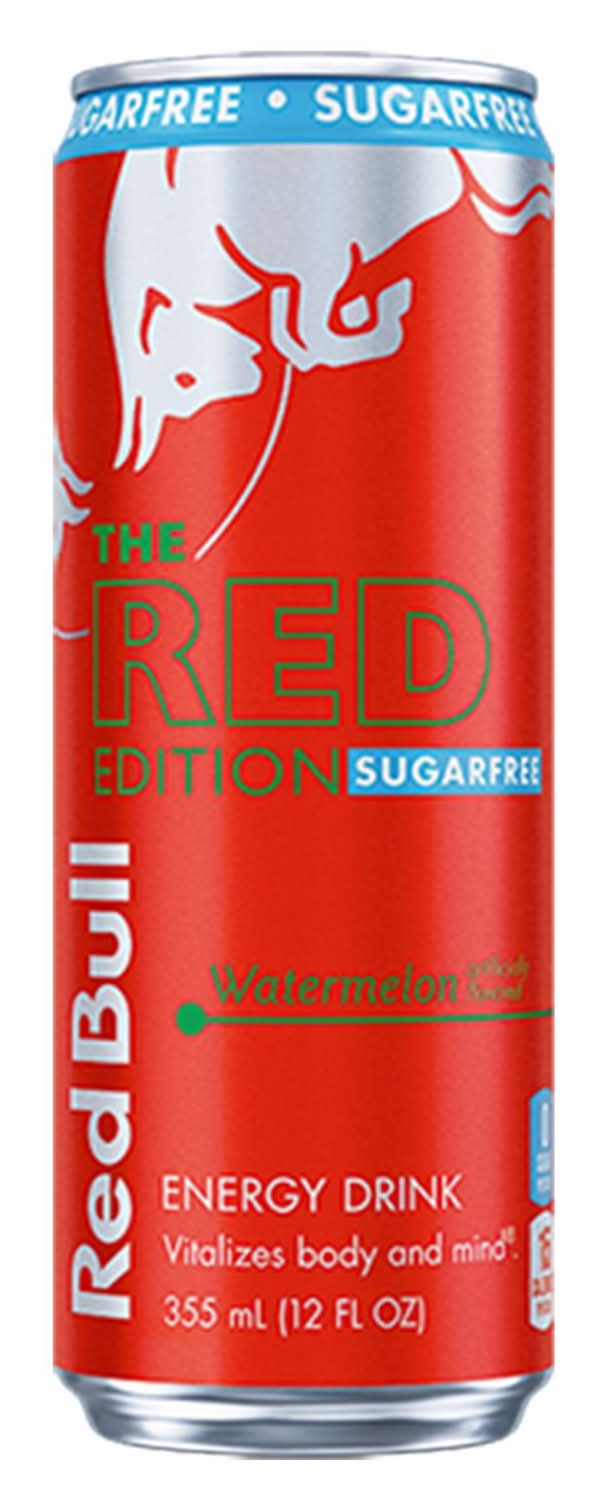 Red Bull Red Edition Sugar Free Watermelon Energy Drink 12 Oz