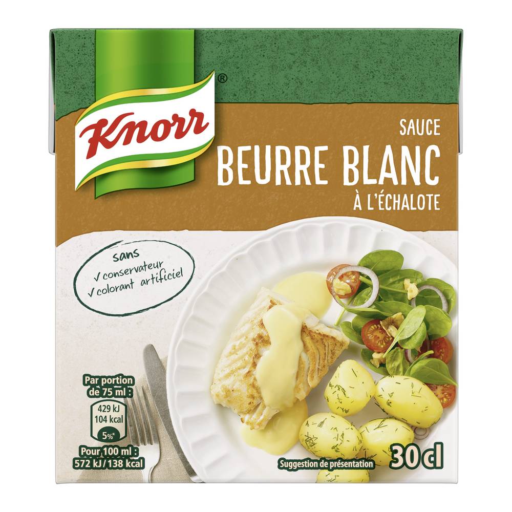 Knorr - Sauce chaude beurre blanc, échalote (300ml)