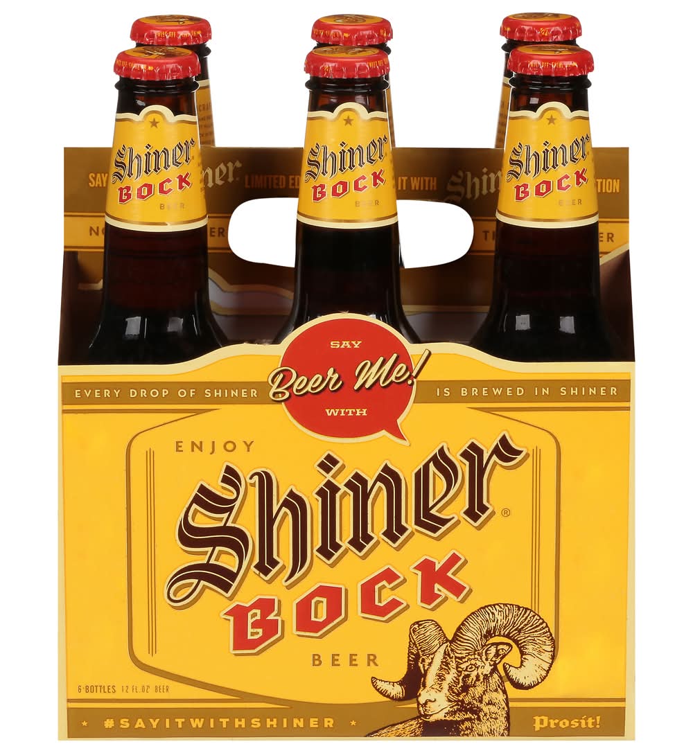 Shiner Bock Beer (6 x 12 fl oz)