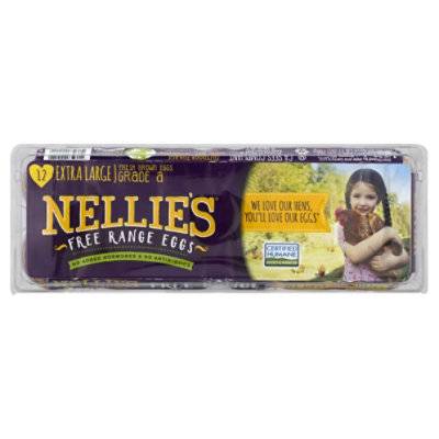 Nellie's Free Range Extra Large Grade a Brown Eggs
