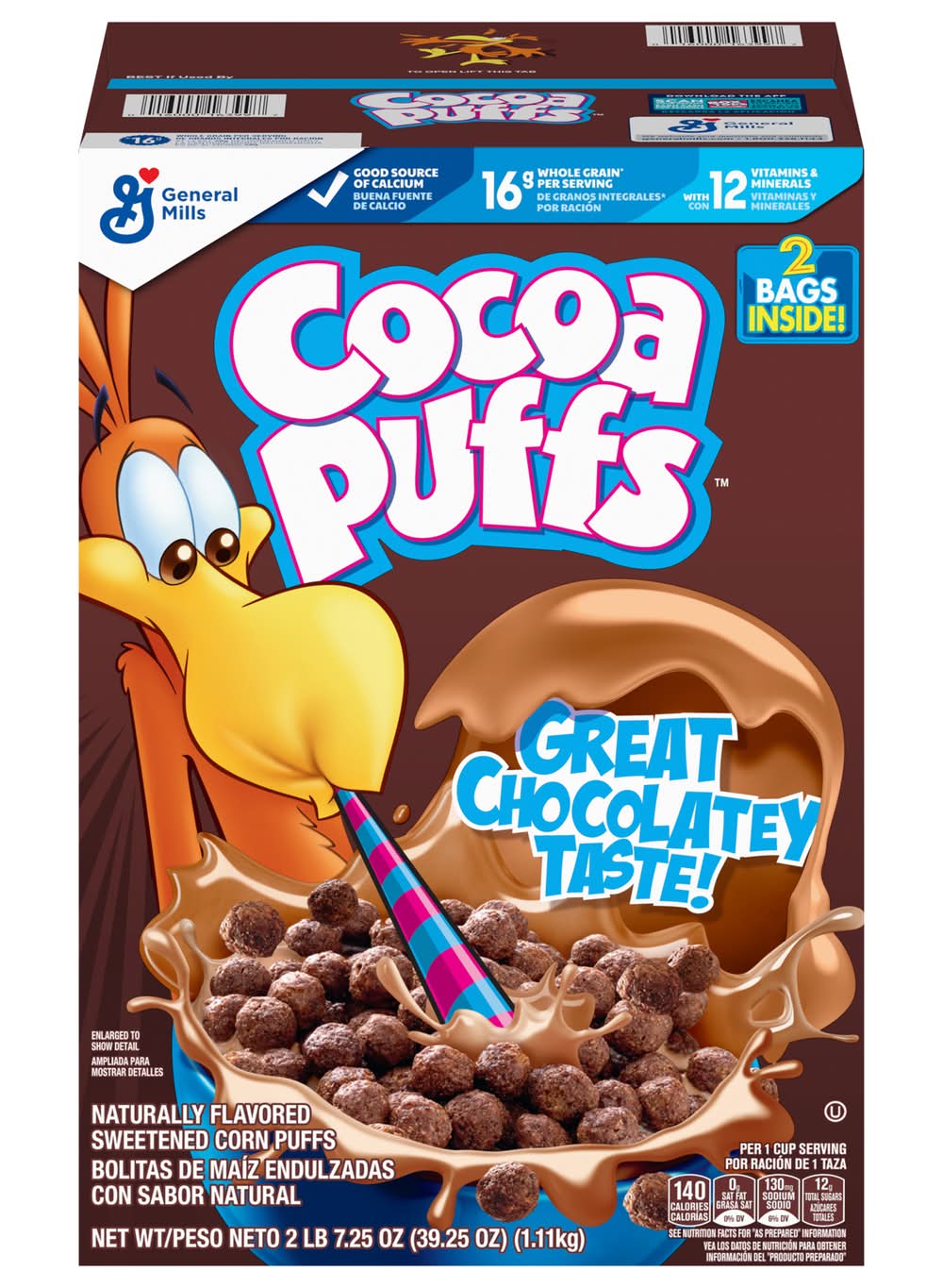 Cocoa Puffs Frosted Corn Cereal, Chocolate (2.45 lbs)