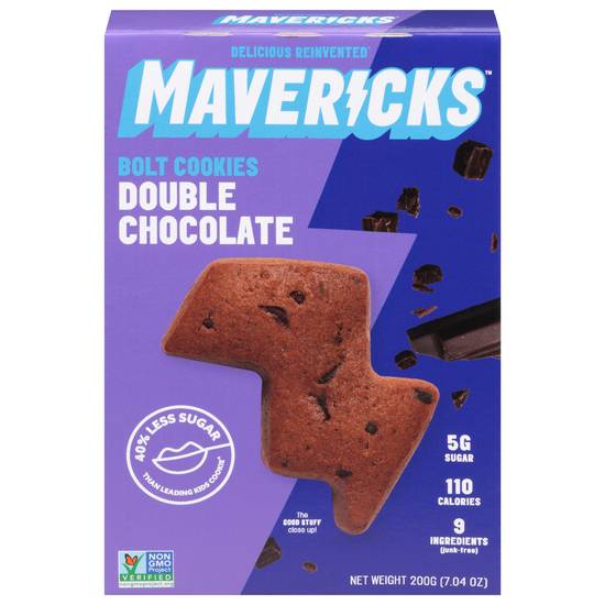 Maverick's Double Chocolate Cookies, 7.04 oz