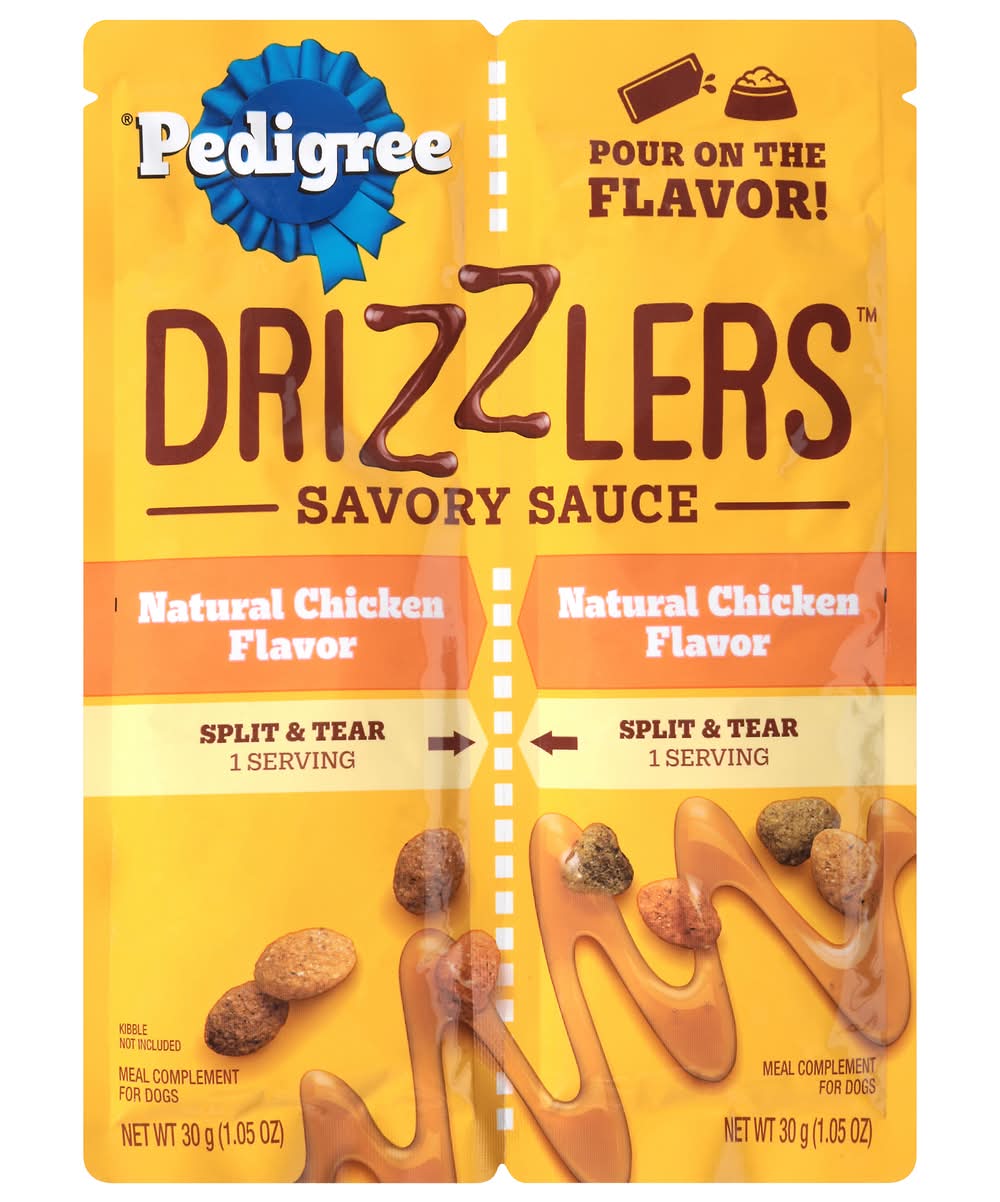 Pedigree Drizzlers Chicken Dog Food Topper, Chicken (2 x 1.05 oz)