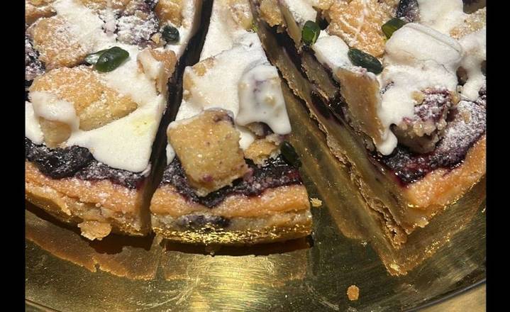 BLUEBERRY VEGAN CHEESECAKE