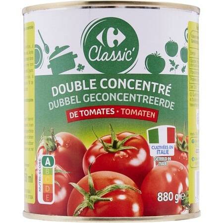 Carrefour Classic' - Sauce double concentré tomates