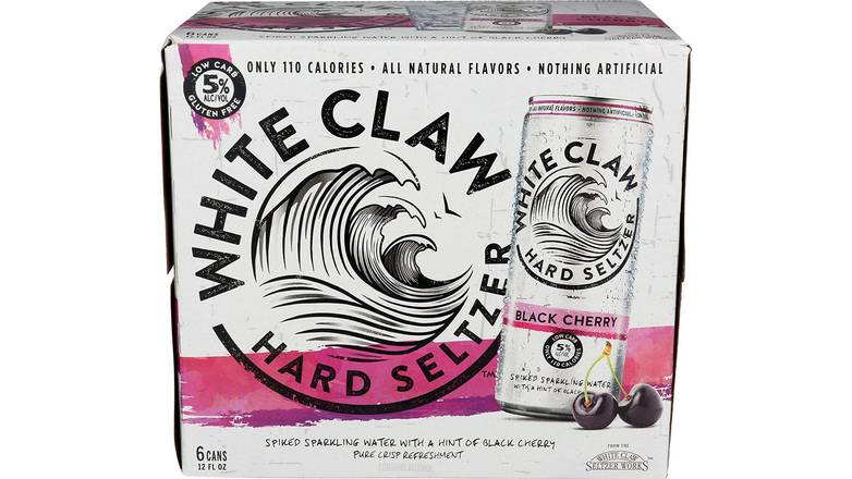 White Claw Black Cherry - Pack Of 6