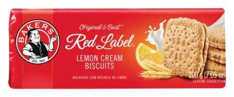 Bakers Lemon Creams 200g