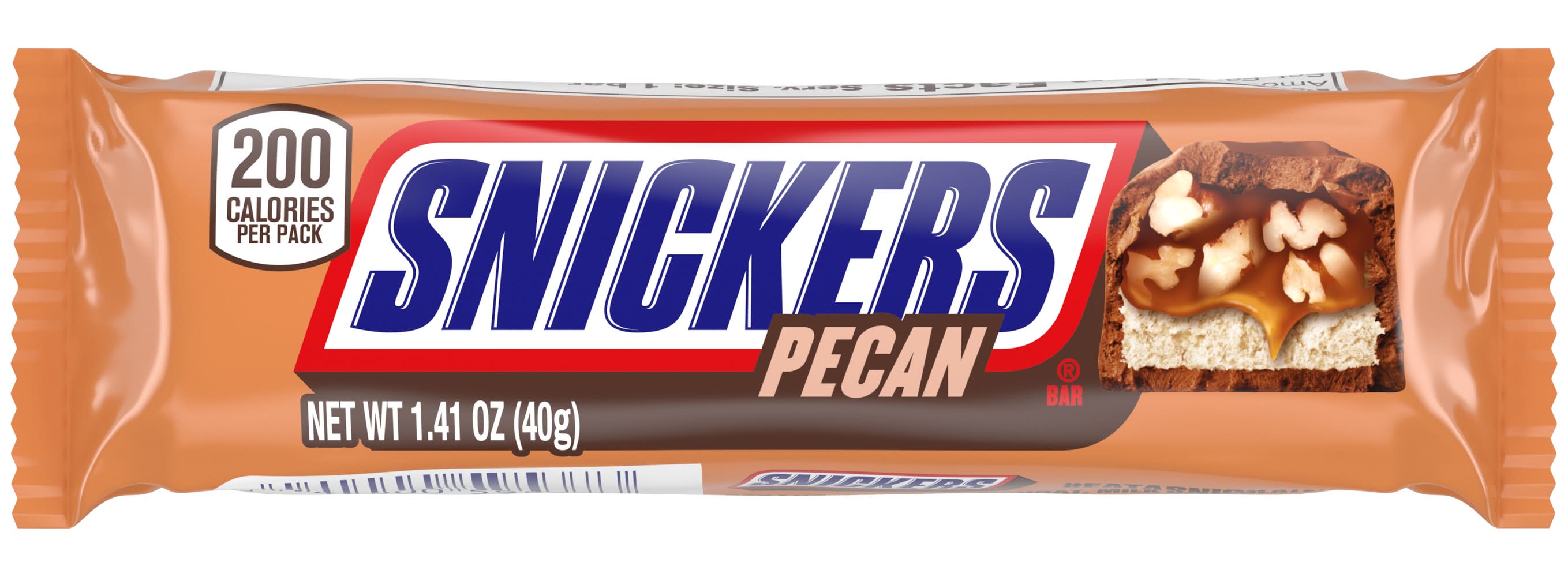 Snickers Pecan Milk Chocolate Candy Bar (1.41 oz)