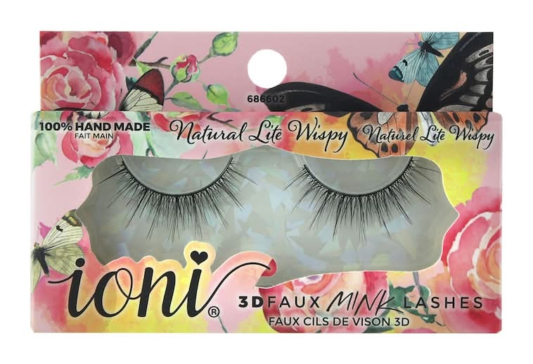 Ioni 3D Faux Mink Lashes 686602, Black
