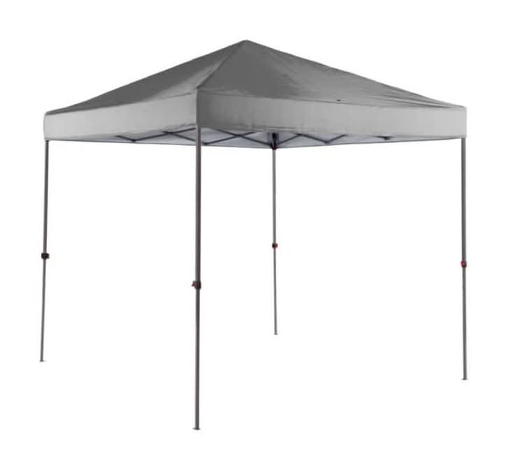 Everbilt 8 Ft. X 8 Ft. Grey Straight Leg Instant Canopy Pop Up Tent Sto-N-Go