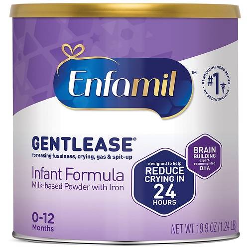 Enfamil Gentlease Baby Formula All in One Infant Formula with Iron Powder Makes 151 Ounces - 19.9 oz