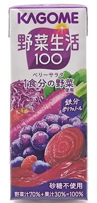 野菜生活１００ 野菜果実ミックスジュース - ベリーサラダ (200mL)