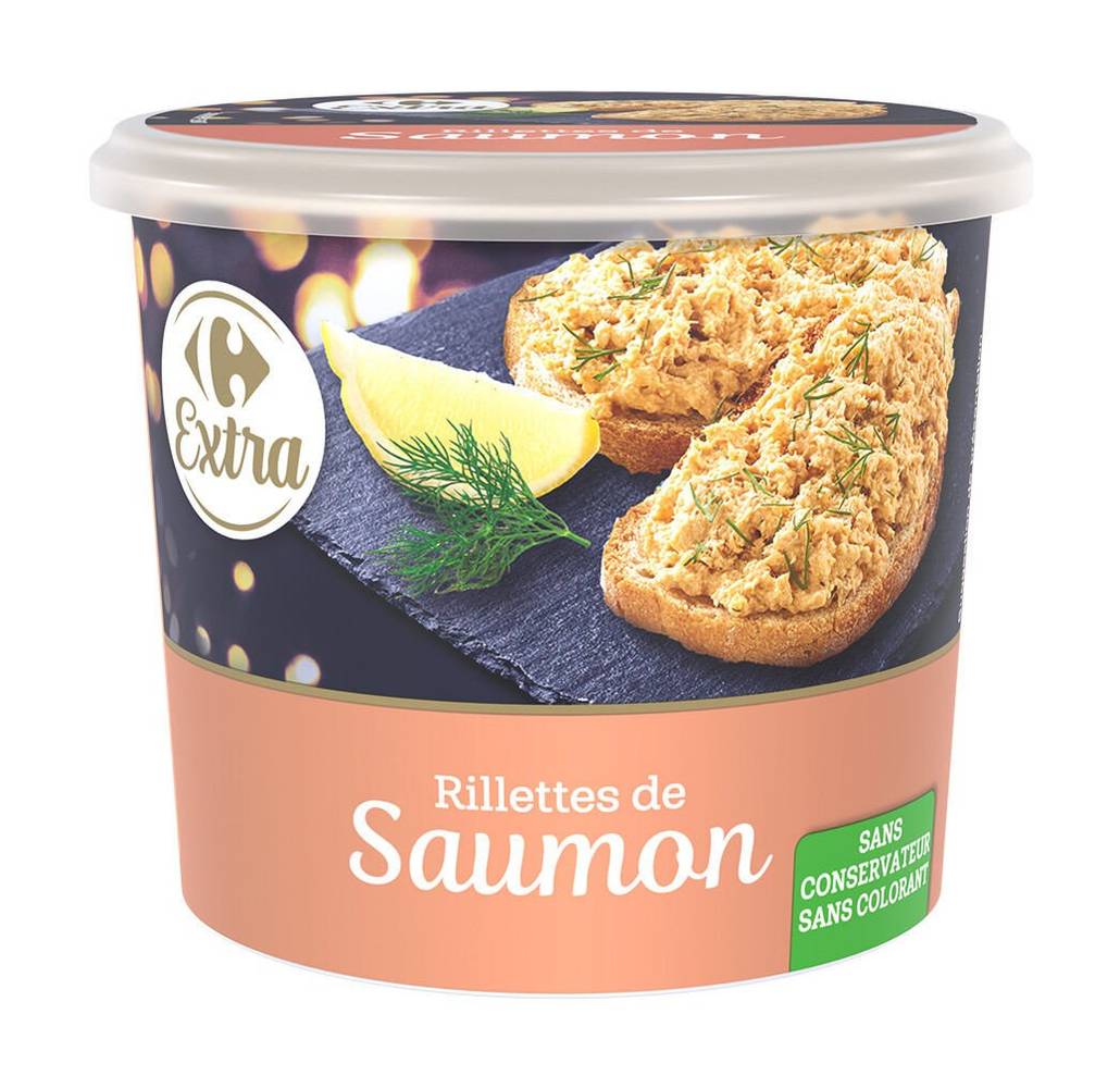 Carrefour Extra - Rillettes de saumon (150g)