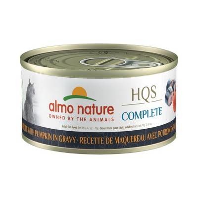 Almo Nature HQS Complete Cat 12pk (2.47oz): Mackerel w/ Pumpkin In Gravy 1717