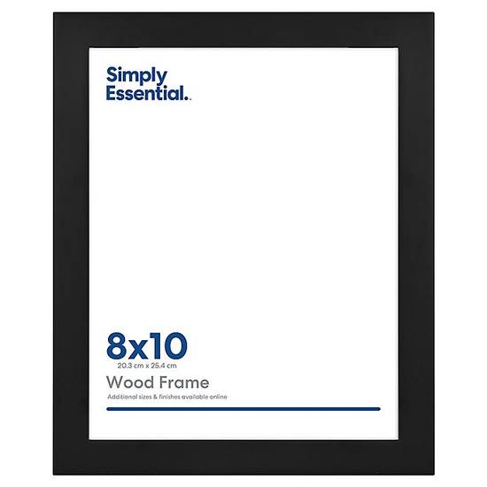 Simply Essential™ Gallery 8-Inch x 10-Inch Wood Picture Frame in Black