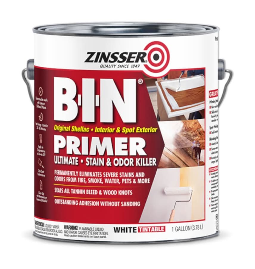Zinsser BIN Interior/Exterior Multi-purpose Shellac Wall and Ceiling Primer ( 1-gallon )