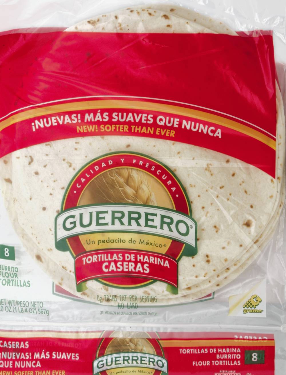 Guerrero Burrito Flour Tortillas (20 oz, 8 ct)