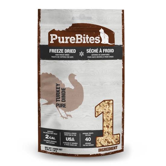Purebites Freeze Dried Turkey Cat Treats