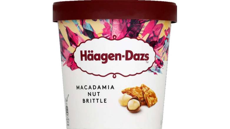 Häagen-Dazs Crème glacée Macadamia nut brittle Le pot de 400G