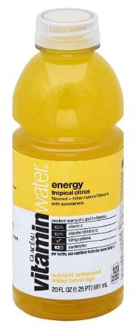 Vitamin Water Energy Tropical Citrus 20z