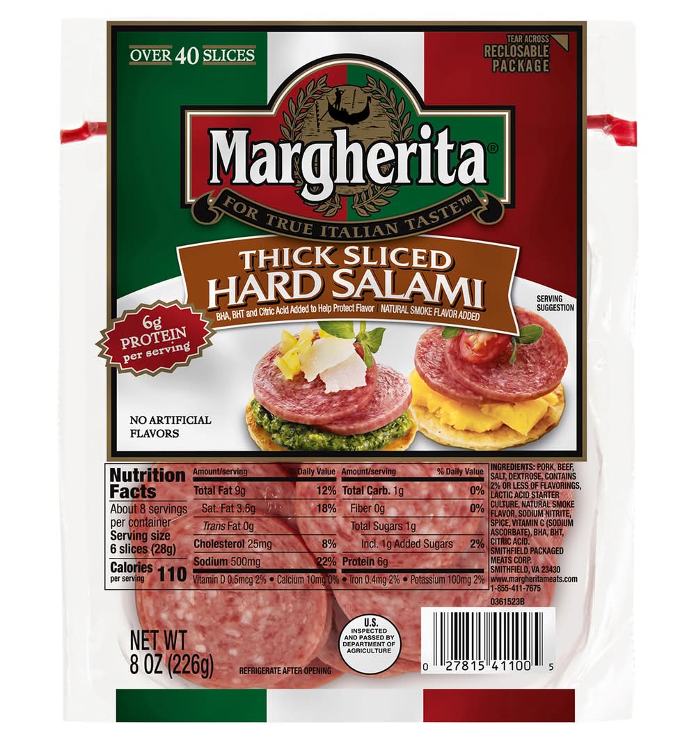 Margherita Armour Margh Hard Salami (8 oz)