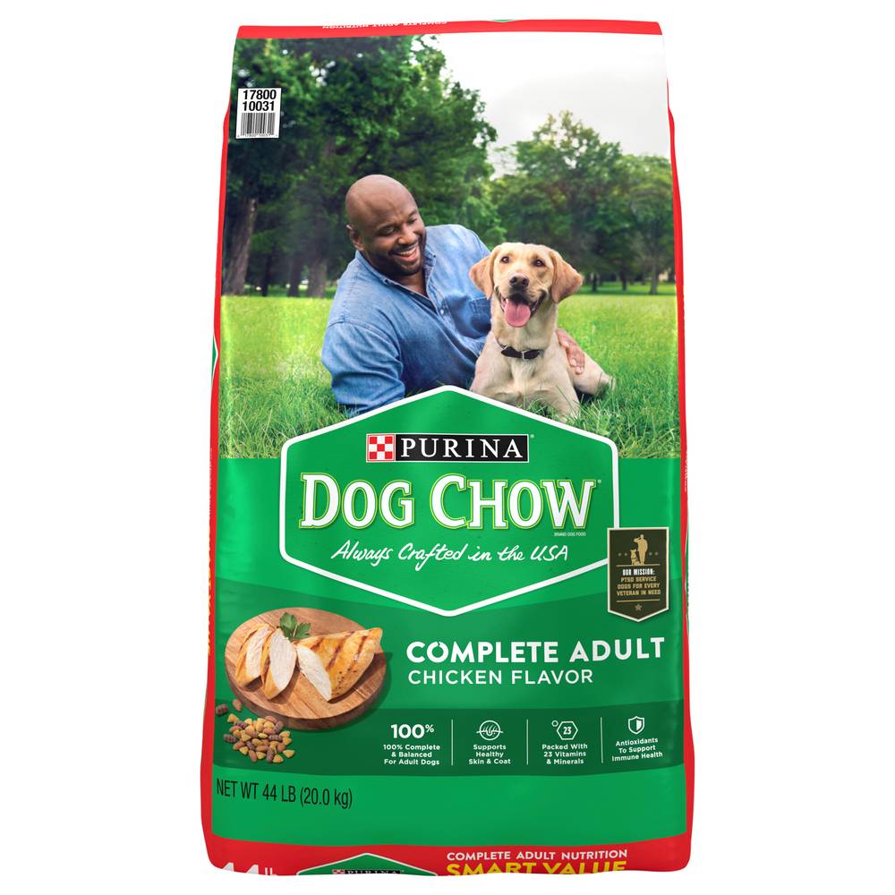 Dog Chow Purina Complete With Real Chicken Adult Dry Dog Food (20 kg)