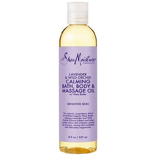 SheaMoisture Bath, Body and Massage Oil Lavender Wild Orchid - 8.0 fl oz