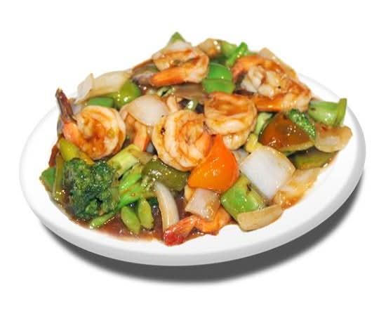 53. Crevettes impériales avec riz / Imperial Shrimps with rice / 宫保虾