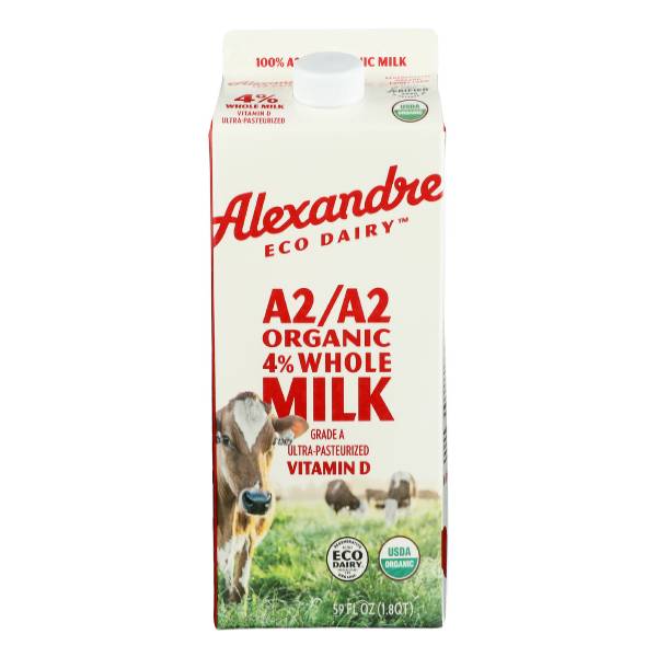 Alexandre Family Farm Eco Dairy Organic 4% Whole Milk (59 fl oz)