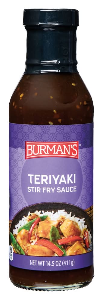 Burman's Stir Fry Sauce, Teriyaki (14.5 oz)