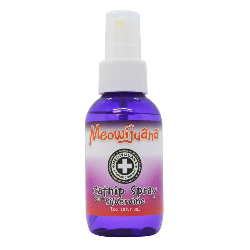 Meowijuana Catnip Spray With Silvervine (purple)