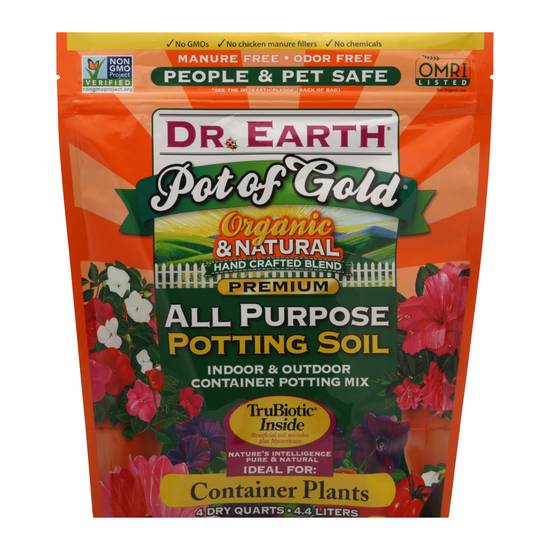 Dr. Earth Pot Of Gold Organic & Natural All Purpose Potting Soil