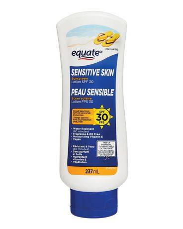 Equate Sensitive Skin Spf 30 Sunscreen Lotion (237ml)