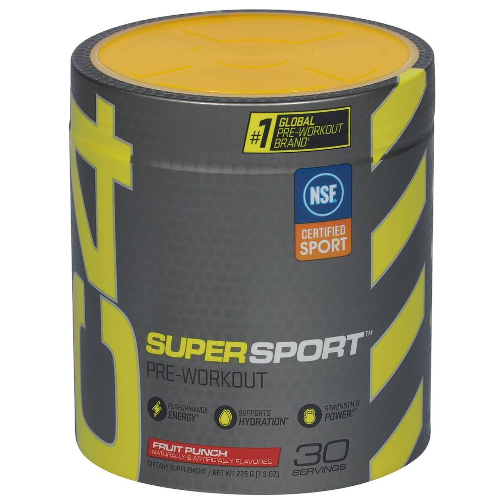 C4 Supersport Fruit Punch Pre-Workout (7.9 oz)