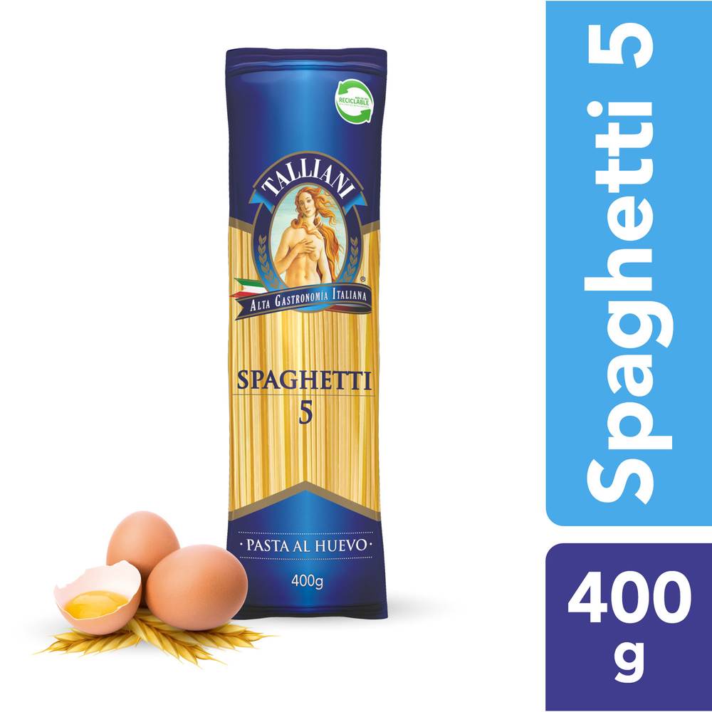 Talliani · Spaghetti n° 5 al huevo (400 g)