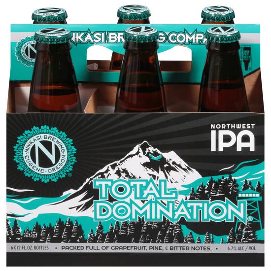 Ninkasi Brewing Company Total Domination Oregon Ipa Beer (6 ct, 12 fl oz)
